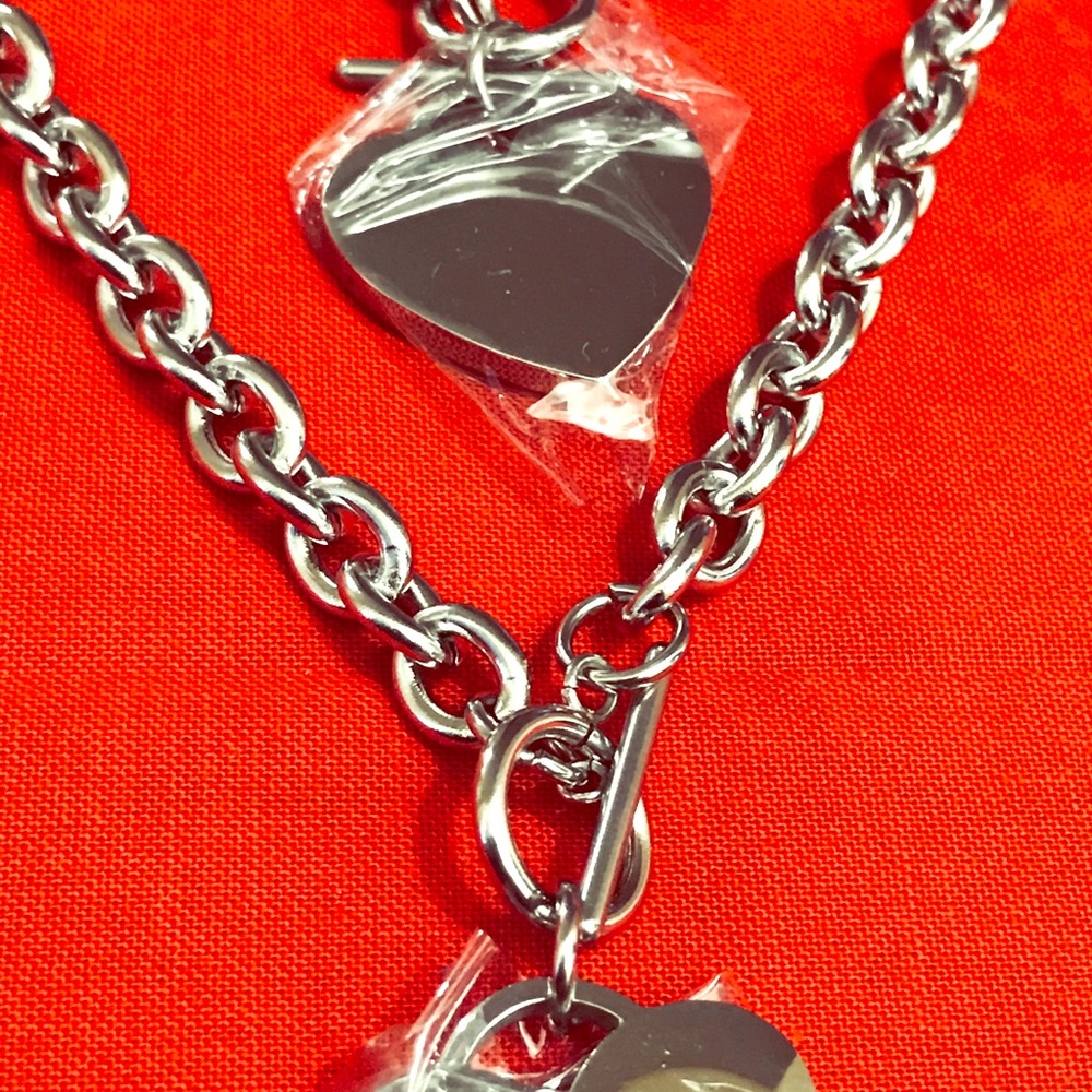 COPY - Heart Bracelet and Necklace Set